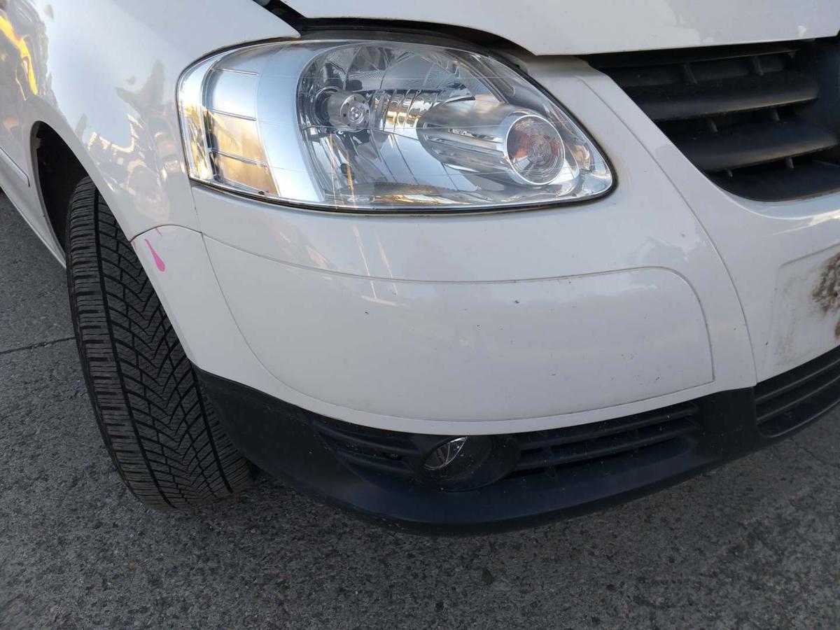 VW Fox original Stoßstange Stossfänger vorn LB9A Candyweiss Bj.2010